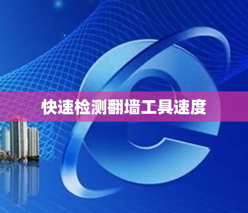 快速检测翻墙工具速度