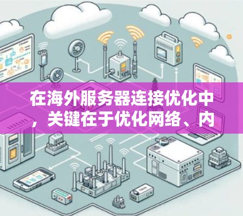 在海外服务器连接优化中，关键在于优化网络、内存、缓存、硬件配置等多方面，以提升连接性能、减少延迟并降低成本。以下是一些推荐的优化方案