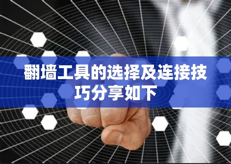 翻墙工具的选择及连接技巧分享如下