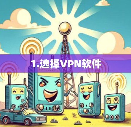 1.选择VPN软件