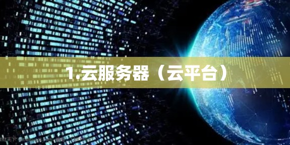 1.云服务器（云平台）