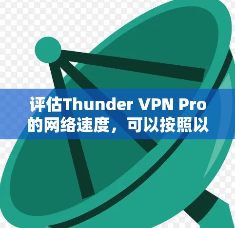 评估Thunder VPN Pro的网络速度，可以按照以下步骤进行