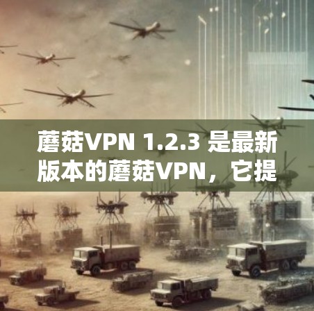 蘑菇VPN 1.2.3 是最新版本的蘑菇VPN，它提供了更高效的网络连接、更高的带宽和更好的性能。它还支持多设备连接，包括手机、平板电脑和电脑，用户可以同时登录多个账户，享受更强大的网络服务