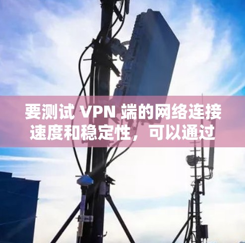 要测试 VPN 端的网络连接速度和稳定性，可以通过以下步骤进行