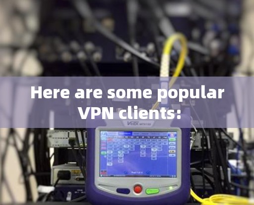 Here are some popular VPN clients: