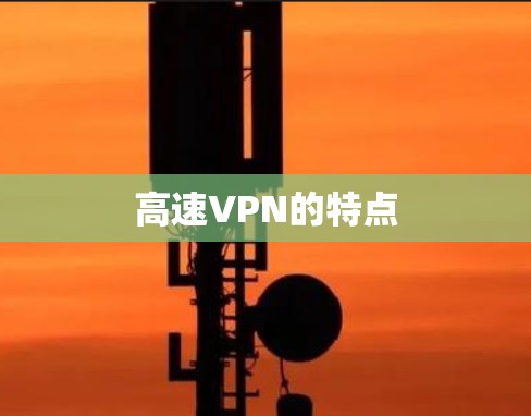 高速VPN的特点