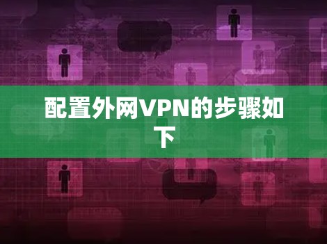 配置外网VPN的步骤如下 配置外网VPN的步骤如下