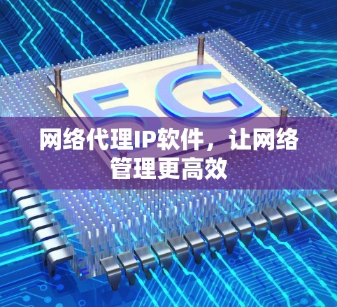 网络代理IP软件,让网络管理更高效 网络代理IP软件,让网络管理更高效